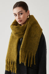 Wool Blend Blush Pink Christmas Scarf