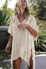 Crochet Poncho Beach Cover Up