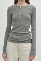 Tencel Blend Crew Neck Ribbed Slim Base Layer