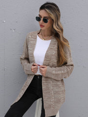 Solid Color Knitted Cardigan Sweater