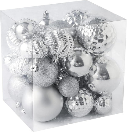 36 Shatterproof Christmas Ball Ornaments for Xmas Tree and Home Decor