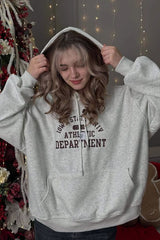 Christmas Vibe Maillard Tone Lazy Hoodie