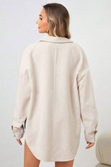 Loose Corduroy Long-Sleeve Jacket