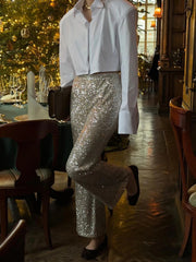 Loose White Cotton Blouse