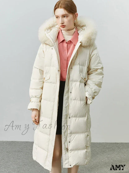 90% White Duck Solid Thick Casual New Winter Coat