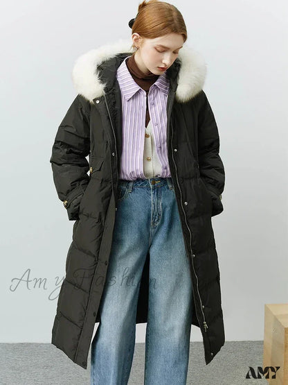 90% White Duck Solid Thick Casual New Winter Coat