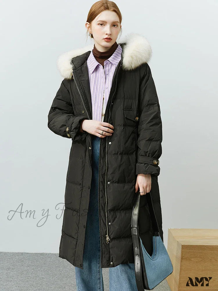 90% White Duck Solid Thick Casual New Winter Coat