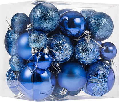 Shatterproof Gold Christmas Ball Ornaments for Xmas Trees