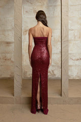 Sequin Fishtail Party Dress