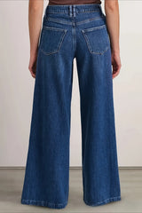 Stretch Bootcut Wide Leg Casual Jeans