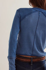 V Neck Chunky Cable Button Embroidered Cardigan