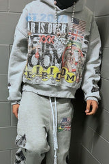 Apocalyptic Wasteland Graphic Hoodie