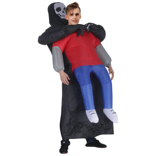 Death Ghost Funny Adult Anime Fancy Inflatable ET Alien Costume Children