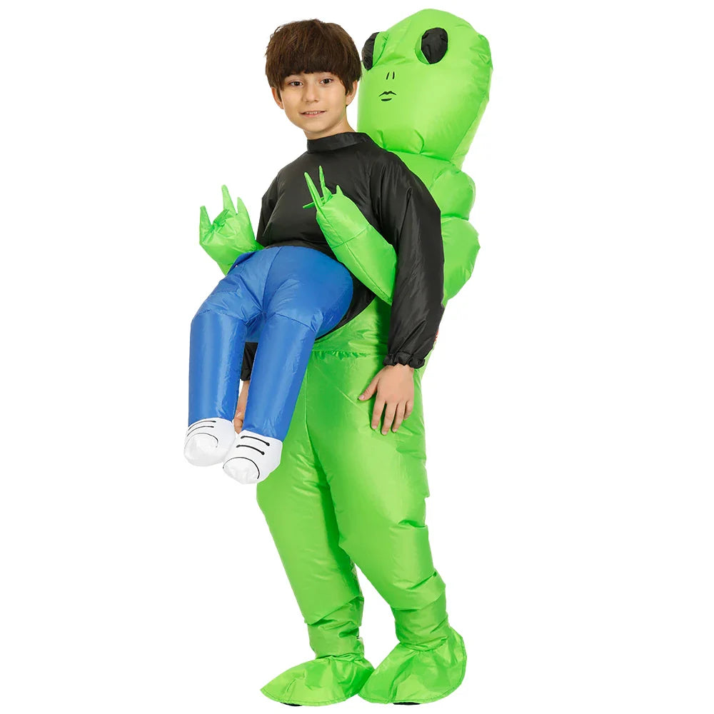 Death Ghost Funny Adult Anime Fancy Inflatable ET Alien Costume Children