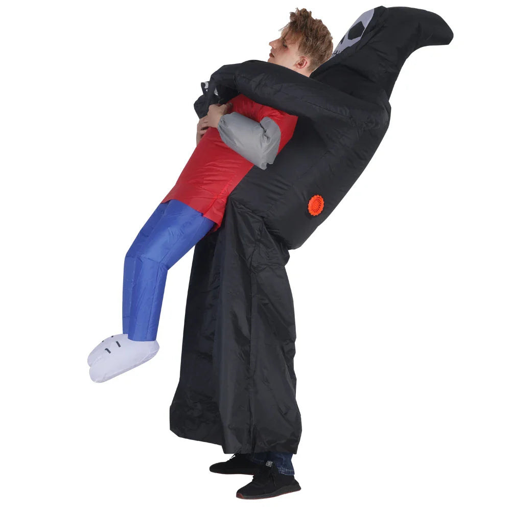 Death Ghost Funny Adult Anime Fancy Inflatable ET Alien Costume Children