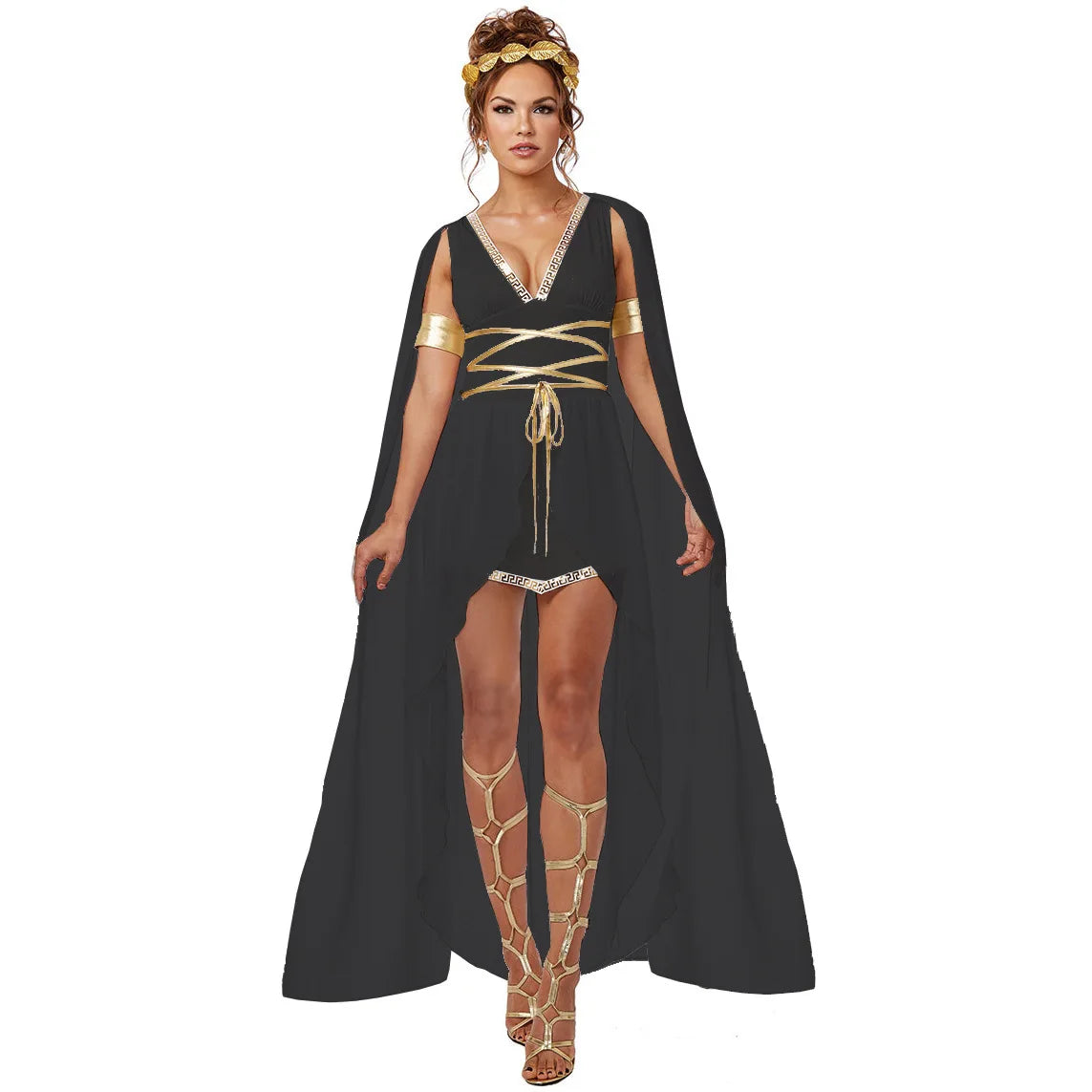 Goddess Cleopatra Greek Athena Women Halloween Ancient Dress Carnival Costume