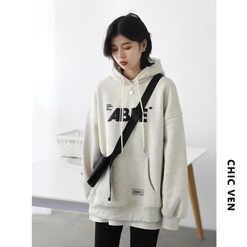 Loose Warm Thick Casual Comfortable Cozy Trendy Elegant Hoodies