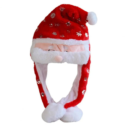 Jumping Santa Claus Elk Snowman Snowflake Cosplay Hat