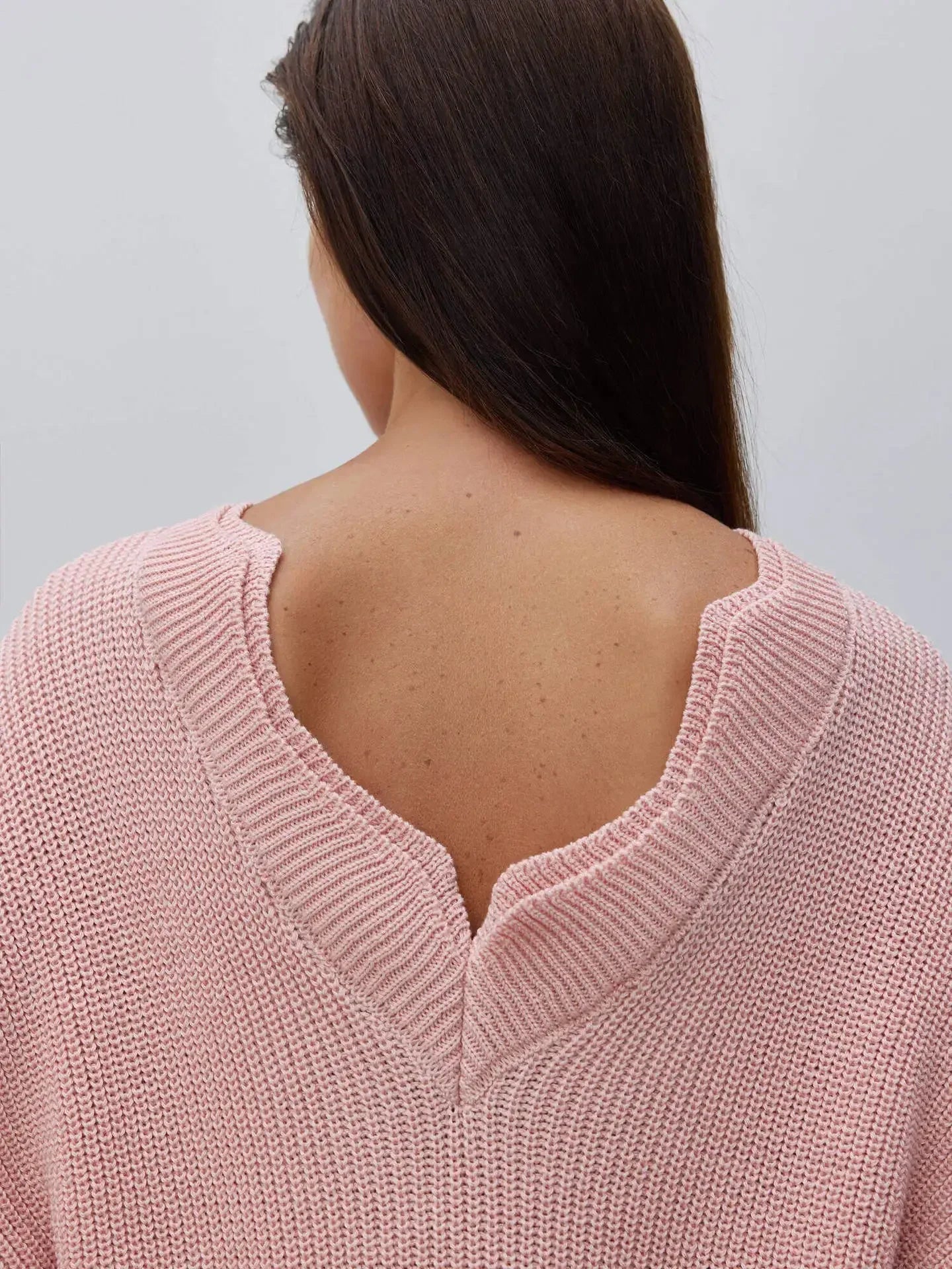 Backless Cut Out Long Sleeve Christmas Sweater