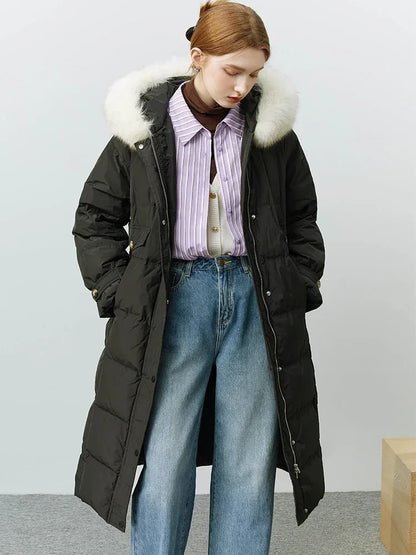 90% White Duck Solid Thick Casual New Winter Coat