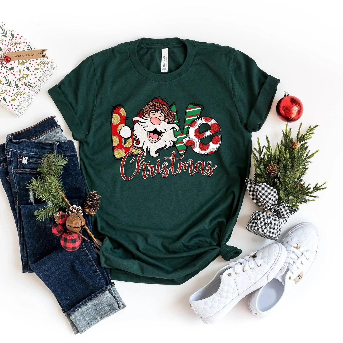 Retro Farm Girl Casual Christmas Hoodie