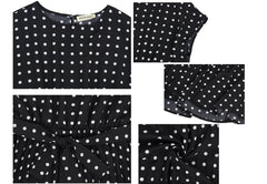 Polka Dot Cap Sleeve Dress