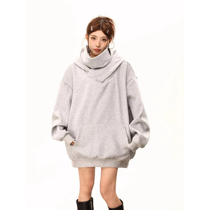 Korean Y2K Chic Loose Streetwear Oversized Harajuku Warm Hoodie