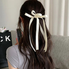 Ribbon Back Head Headdress - Christmas Hair Accessory Beige Accessories-L