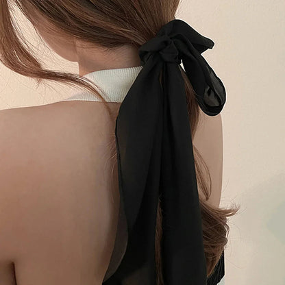 Silk Fashion Headband Neck Scarf Christmas Hair Accessory