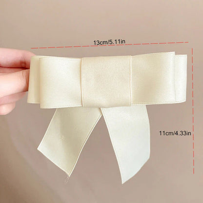 Korean Style Hot Girl Solid Color Large Duckbill Christmas Hair Accessory