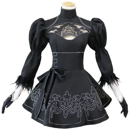 2B Costume Automata Nier Halloween Anime Women Yorha Fancy Party Cosplay