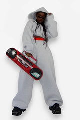 Two-piece Streetwear Loose Sweater Suit