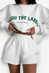 Loose printed Casual Hoodie