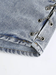 summer denim shorts shorts