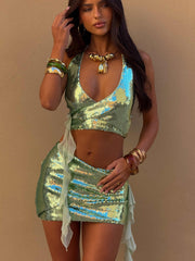 POPPEI TOP MINT GREEN
