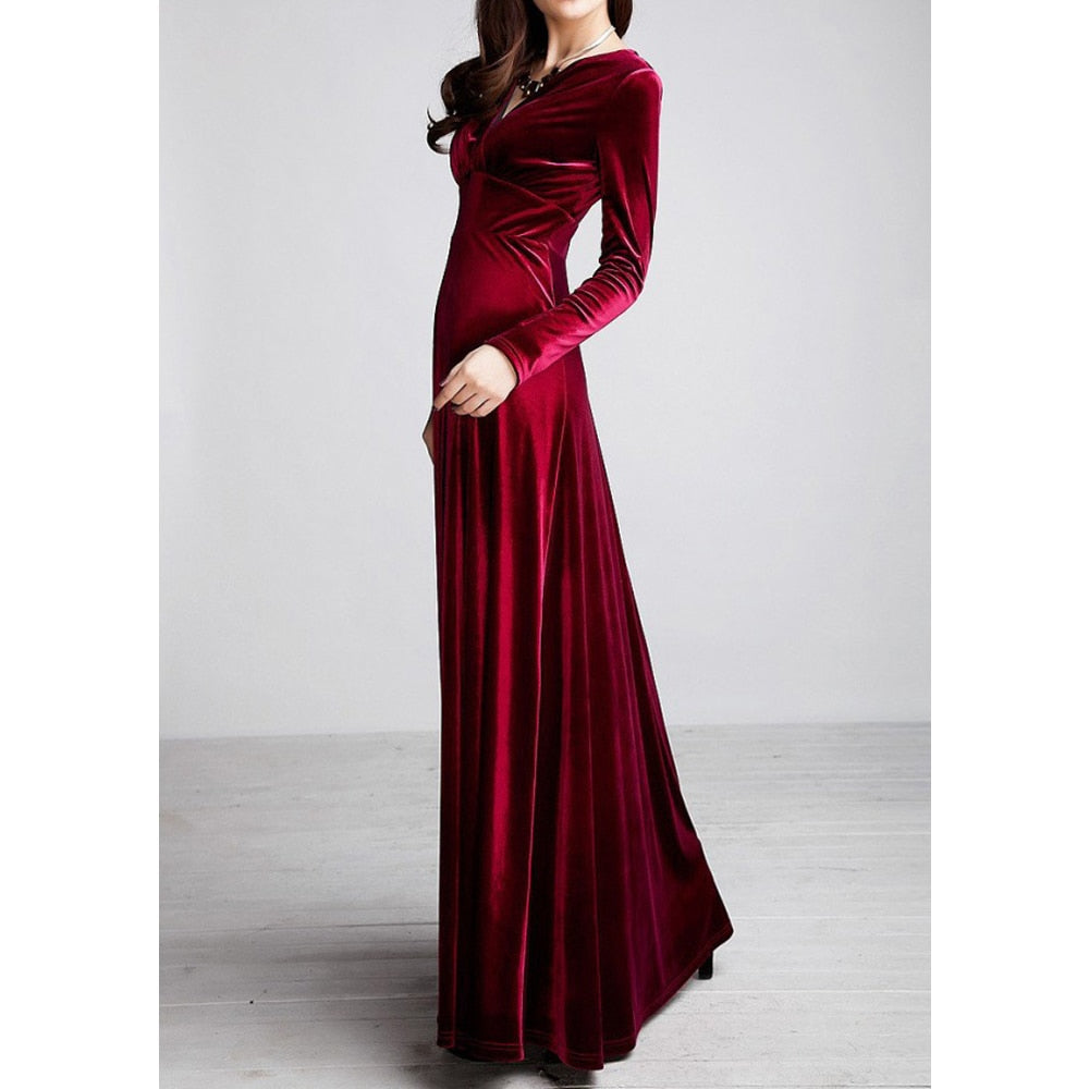Amy Fashion - Plus Size 4XL 5XL Women Winter Dress