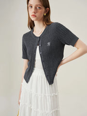 Summer Linen Casual Knit Cardigan