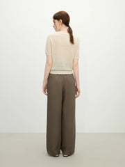 Crochet Knit Linen Vacation Cardigan