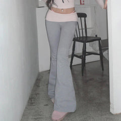 Low Waist Flared Sweat Pant