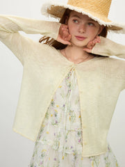 Thin Long Sleeve Knit Summer Cardigan