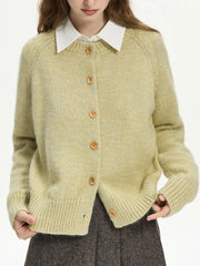 Loose Fit Winter Office Style Cardigan
