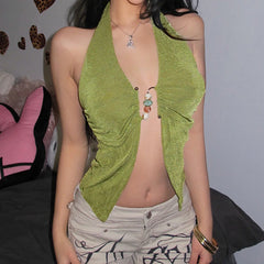 Twist Knot Bandeau Knit Top