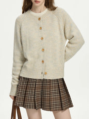 Loose Fit Winter Office Style Cardigan