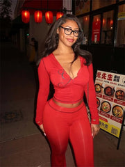 Spaghetti Strap Crop Long Skirt Two Piece Sets