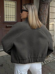 Loose Single Breasted Spring Coat