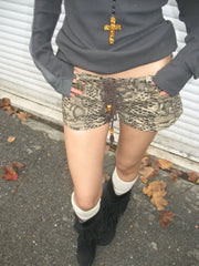 Waffle Foldover Lounge Short