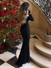 Lace Flare Sleeve One Shoulder Dress