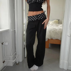 Printed Waist Slim Club Pant