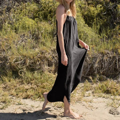 Spaghetti Strap Casual Loose Holiday Beach Boho Dress