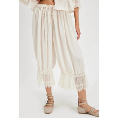 Lace Patchwork Lantern Pant